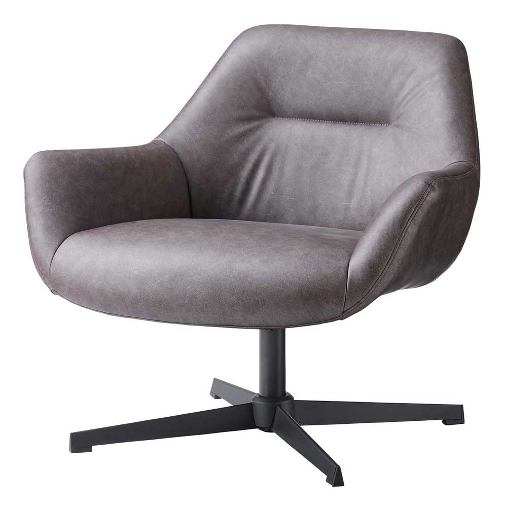 モダンなデザインのラウンジチェア｜包み込まれるデザイン＆360°回転式