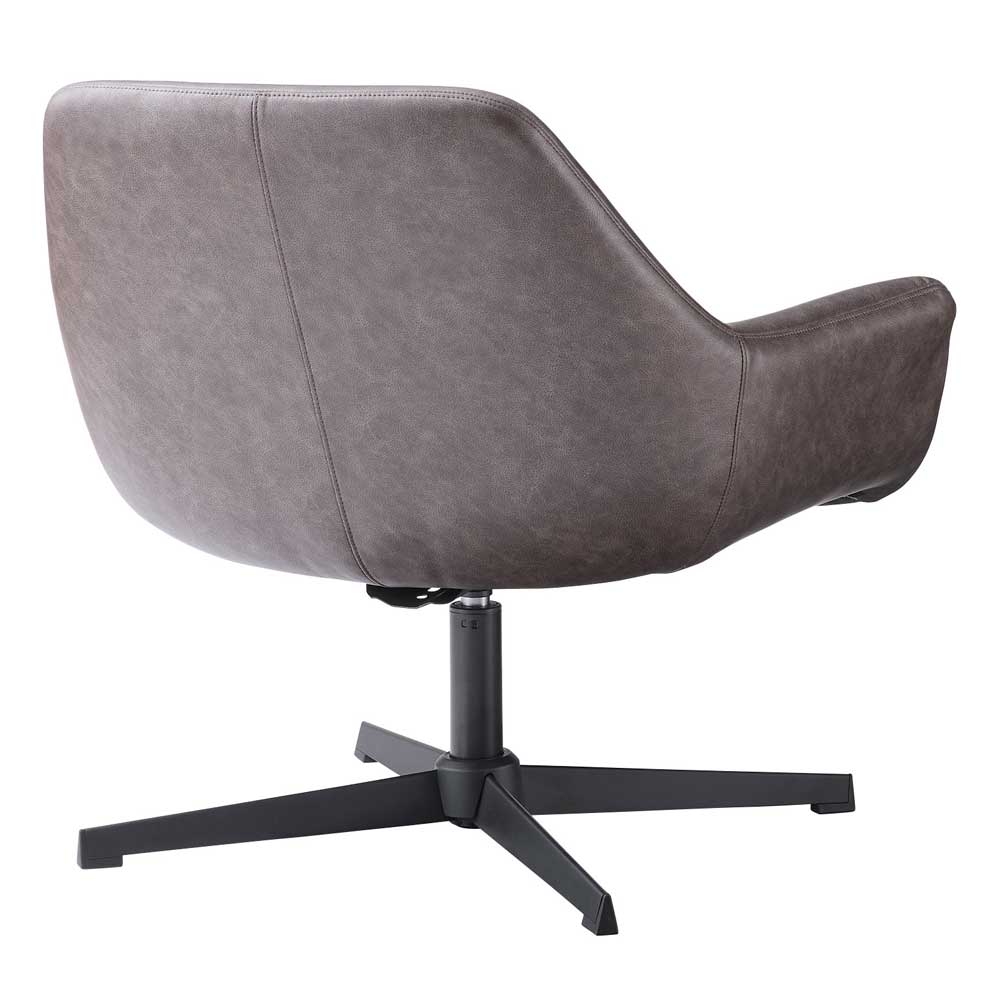 モダンなデザインのラウンジチェア|包み込まれるデザイン&360°回転式で機能性も抜群