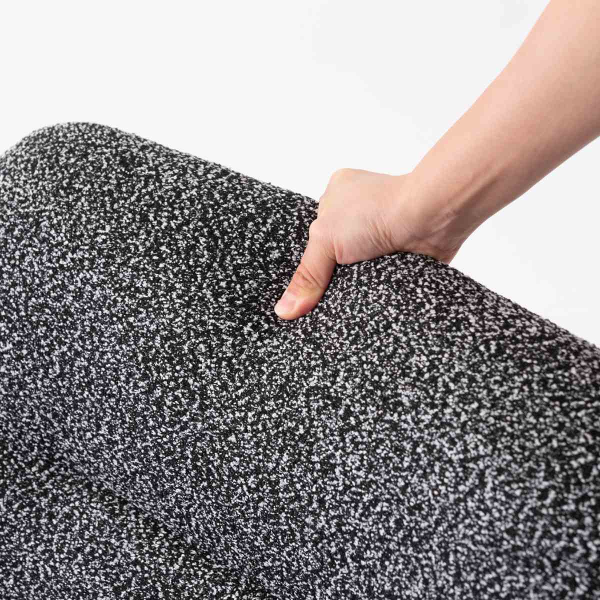 ラウンジチェア 回転式 ファブリック 合皮 座面高42cm｜リビングやラウンジに