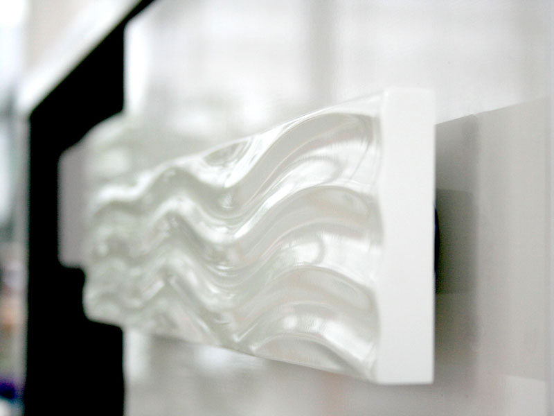 ホワイトとブラックのコントラストが美しいキッチンボード|幅120cm|SU