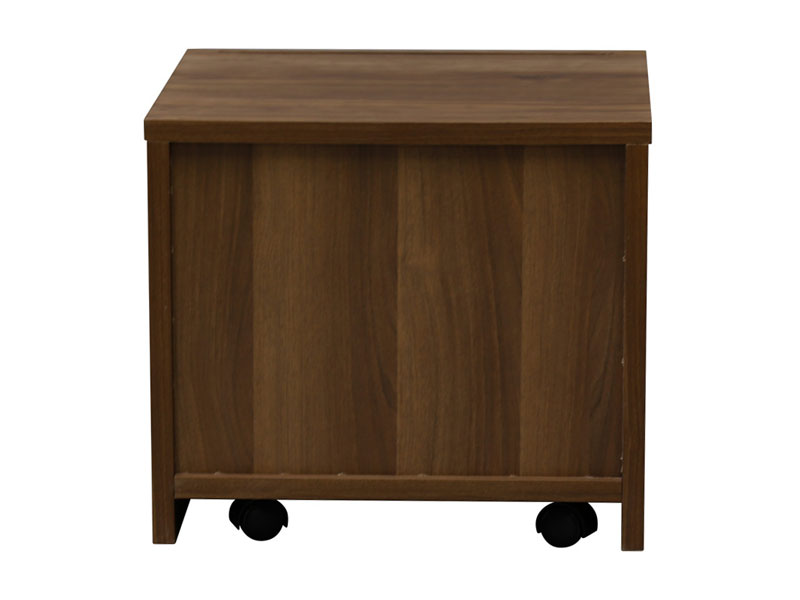 ウォルナット無垢材を使用したプリンターカート|モダンインテリア