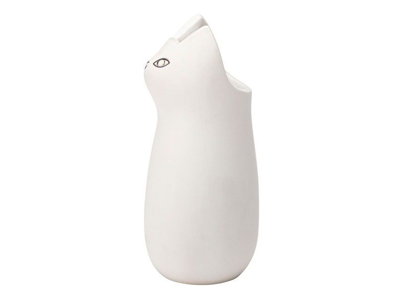 猫のデザインの傘立て｜陶器
