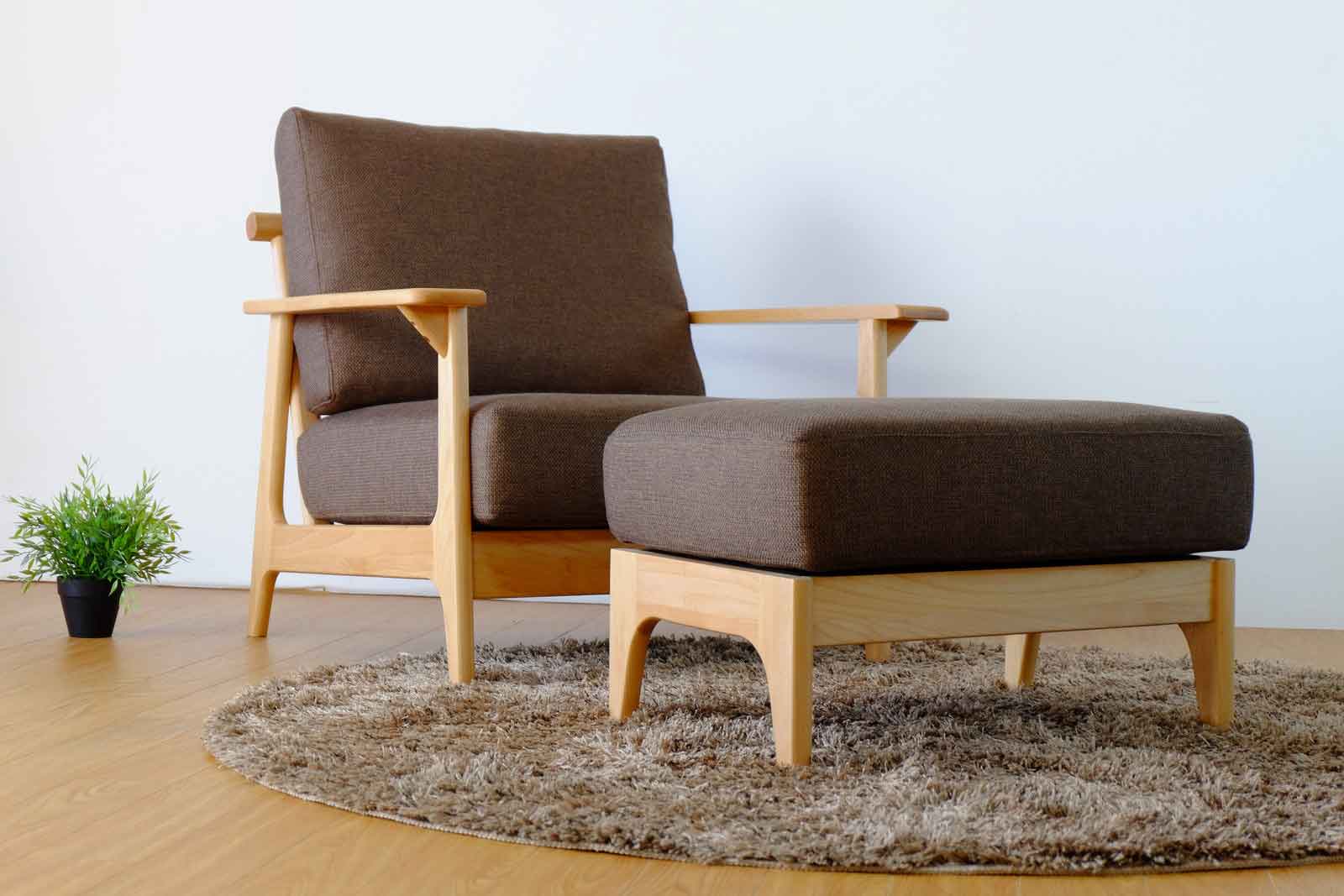 天然木のオットマン | ER | ナチュラルな家具