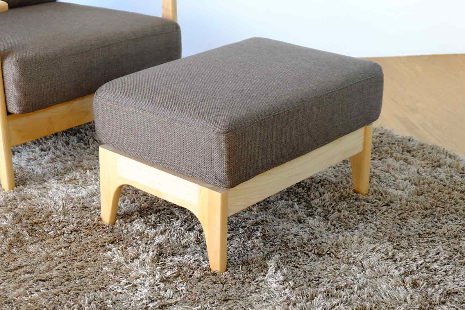 天然木のオットマン | ER | ナチュラルな家具