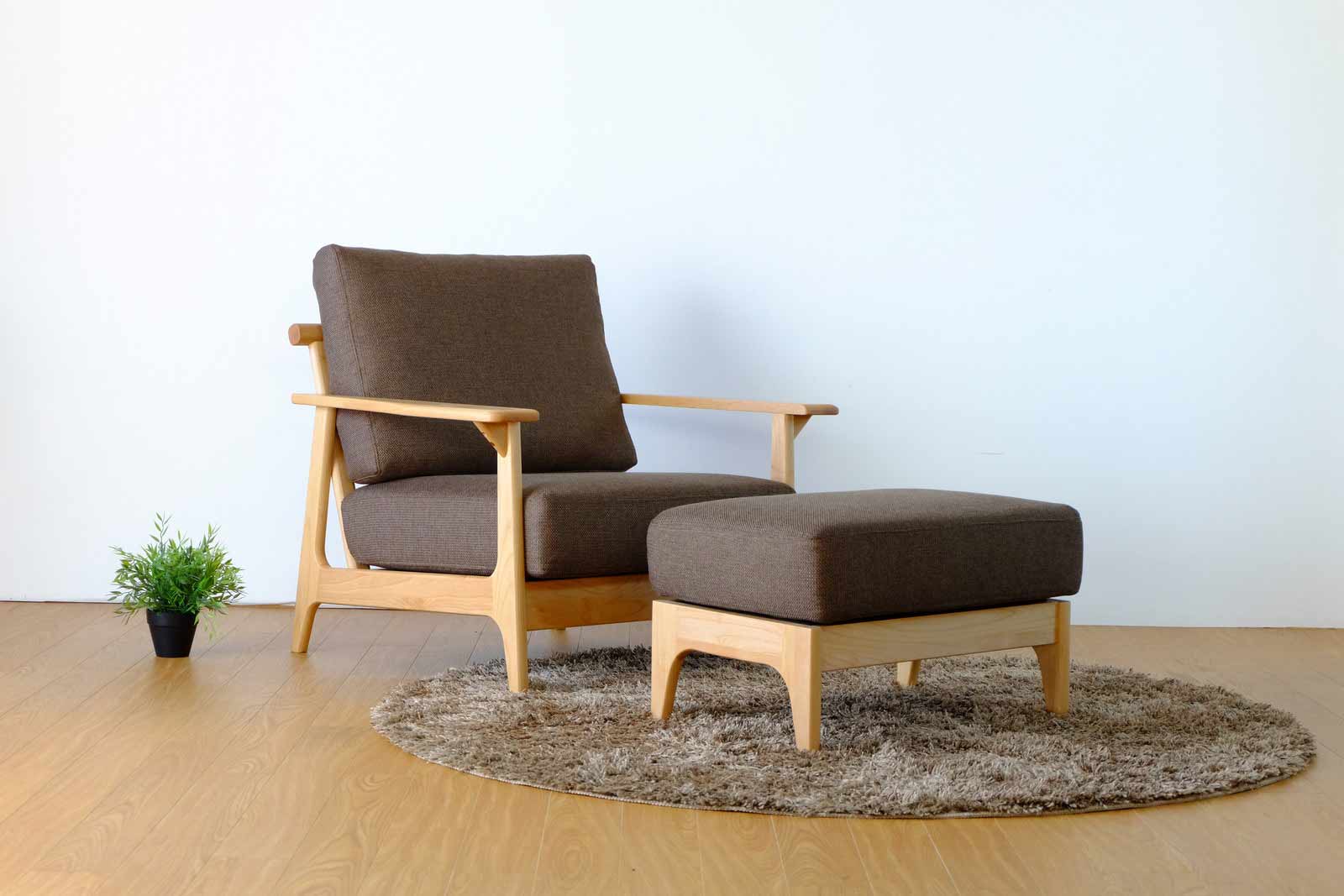 天然木のオットマン | ER | ナチュラルな家具