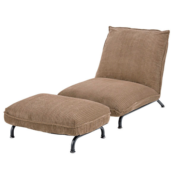 コーデュロイ生地のオットマン | laxe