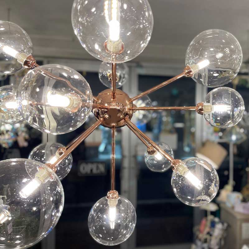 バブルシャンデリア|ガラスシェード||13灯