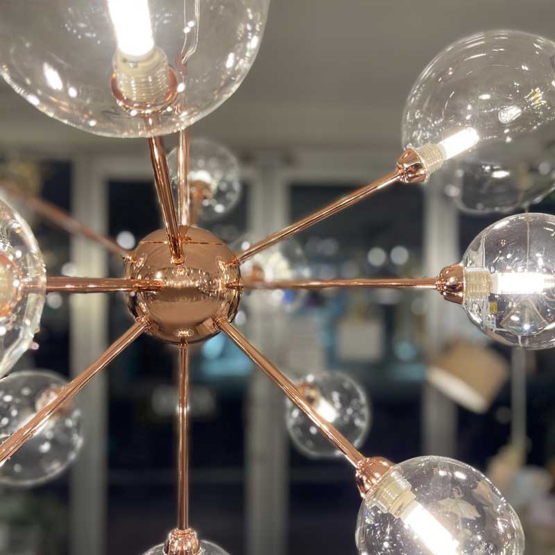 バブルシャンデリア　13灯　LED対応　ペンダントライト シャンデリア 13灯 LED対応 ペンダントライト シーリングライト カフェ