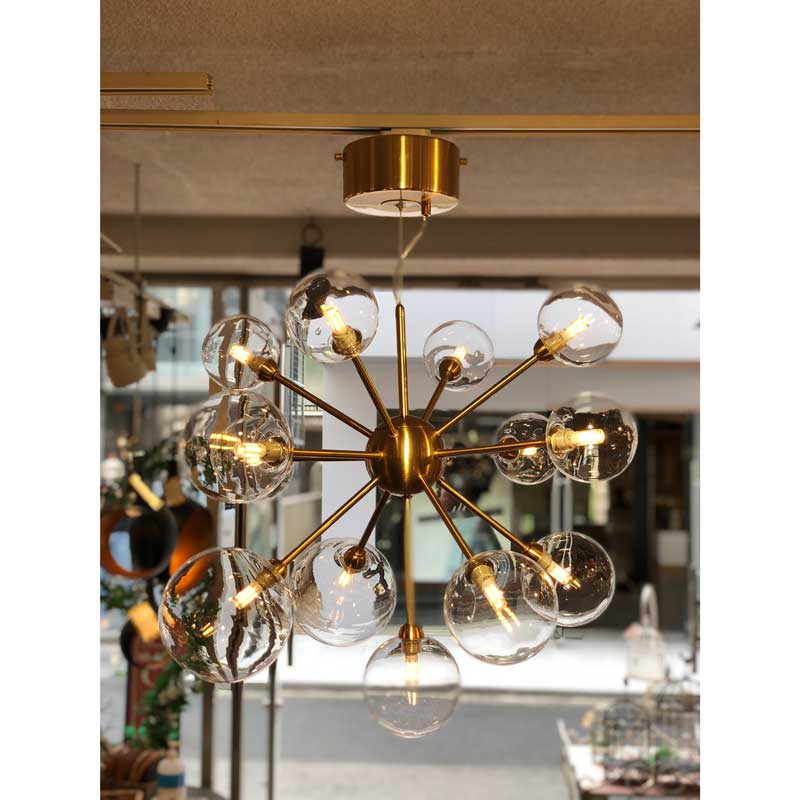 バブルシャンデリア|ガラスシェード||13灯