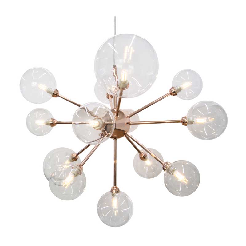 バブルシャンデリア|ガラスシェード||13灯