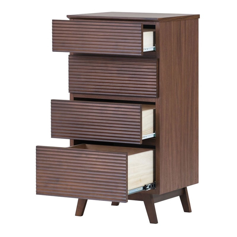 ミドルチェスト 4段 東海家具 ブラウン