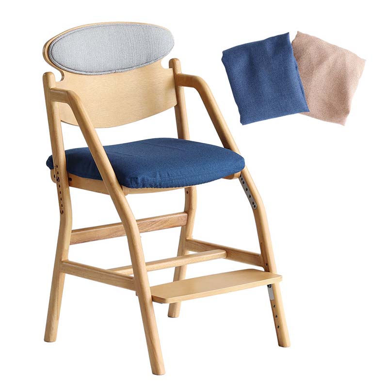 成長に合わせた調整が可能な北欧風ダイニング学習チェア専用撥水カバー