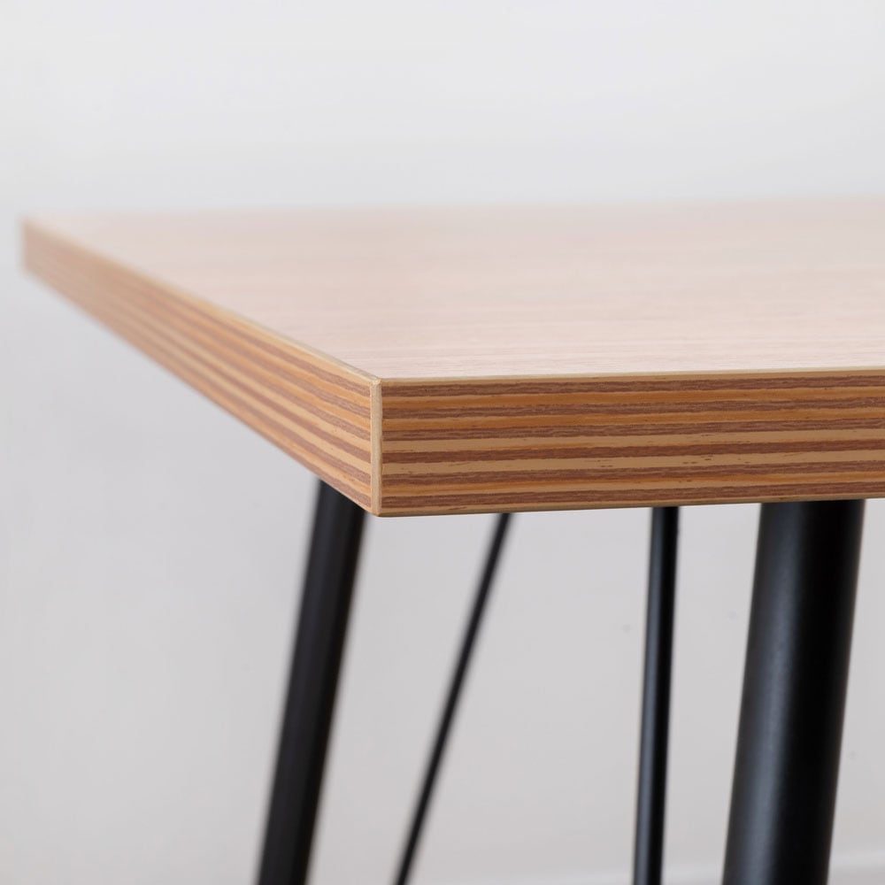 アイアンレッグ×木目調ヴィンテージスタイルのダイニングテーブル|幅 アイアンレッグ×木目調ヴィンテージスタイルのダイニングテーブル|幅