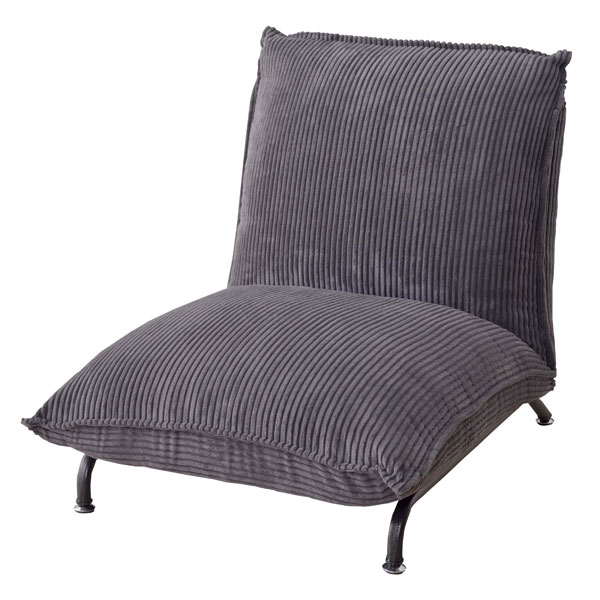 コーデュロイ生地のリラックスラウンジチェア | laxe | インテリア