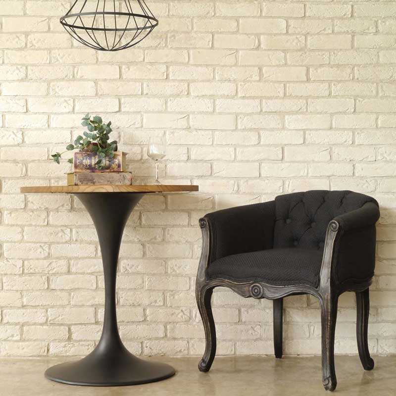 ブルックリンスタイルの丸型テーブル | 幅70cm｜優しいフォルムの馴染みやすいデザイン