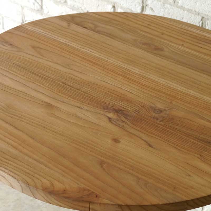 ブルックリンスタイルの丸型テーブル | 幅70cm｜優しいフォルムの馴染みやすいデザイン