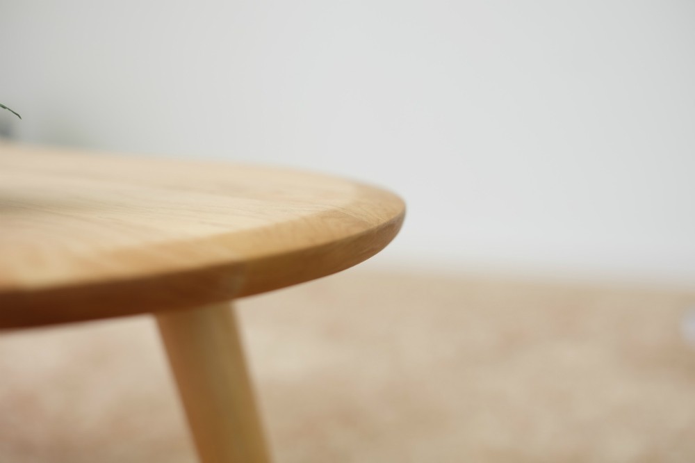 ローテーブル おしゃれ ビーンズ型 ナチュラル MO 【幅100cm】 和モダン家具