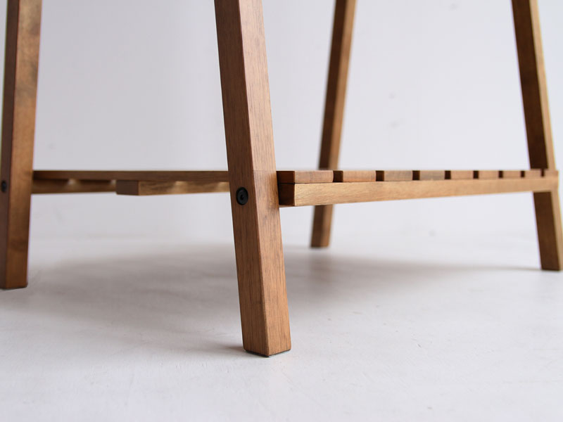 天然木とブラックスチールのハンガーラック | ソフトヴィンテージ