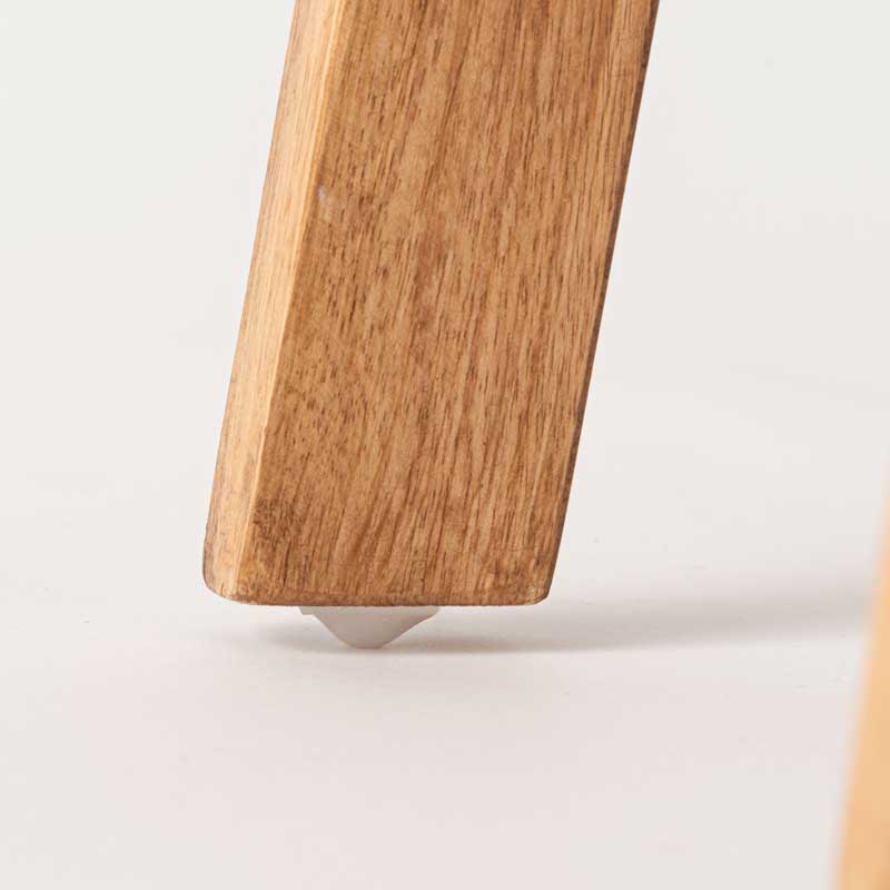 天然木チークの角スツール｜サイドテーブルや腰掛けに最適