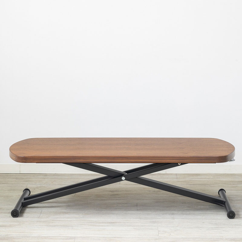 片手で操作できる昇降式テーブル｜幅120cm