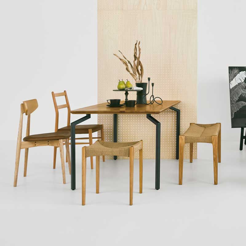 インダストリアル脚部｜ダイニングテーブル用スチールレッグ4本セット