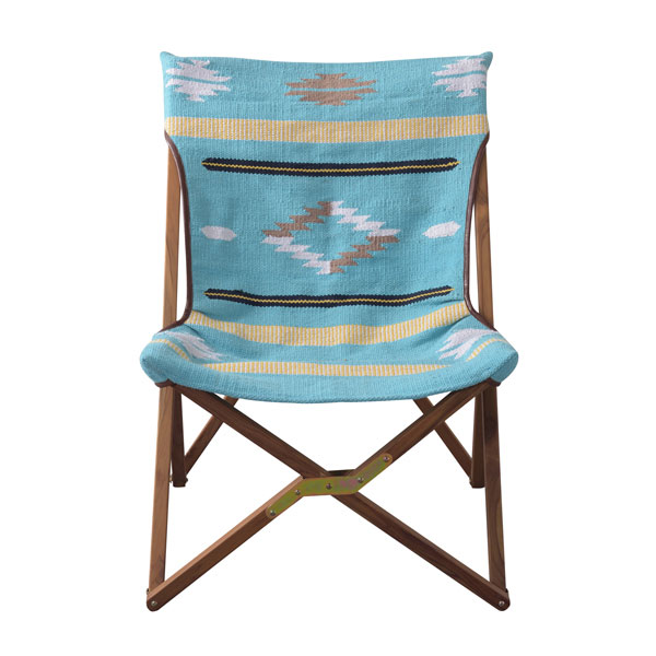 ボヘミアンなフォールディングチェア | お庭キャンプに最適