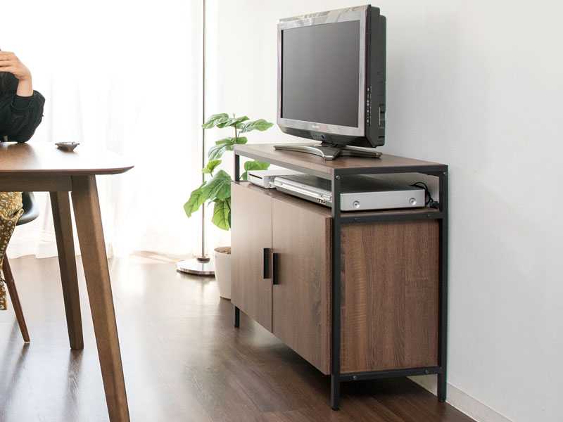 ハイタイプのキャビネットテレビ台|シンプルモダン