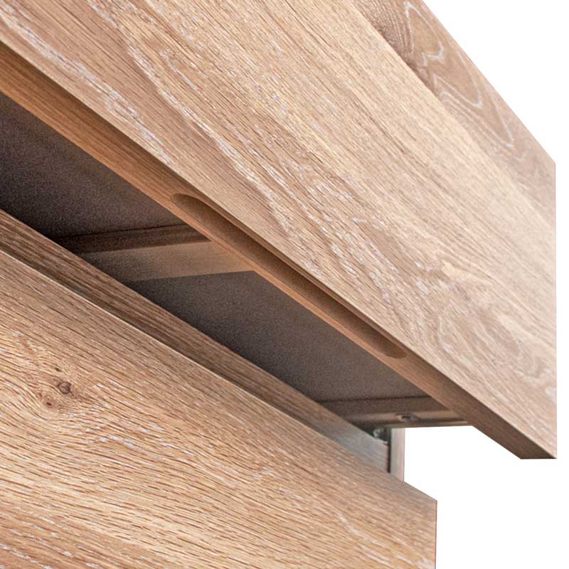 ナチュラルオークのおしゃれなチェスト｜幅120cm｜柔らかな木目の北欧モダンな収納