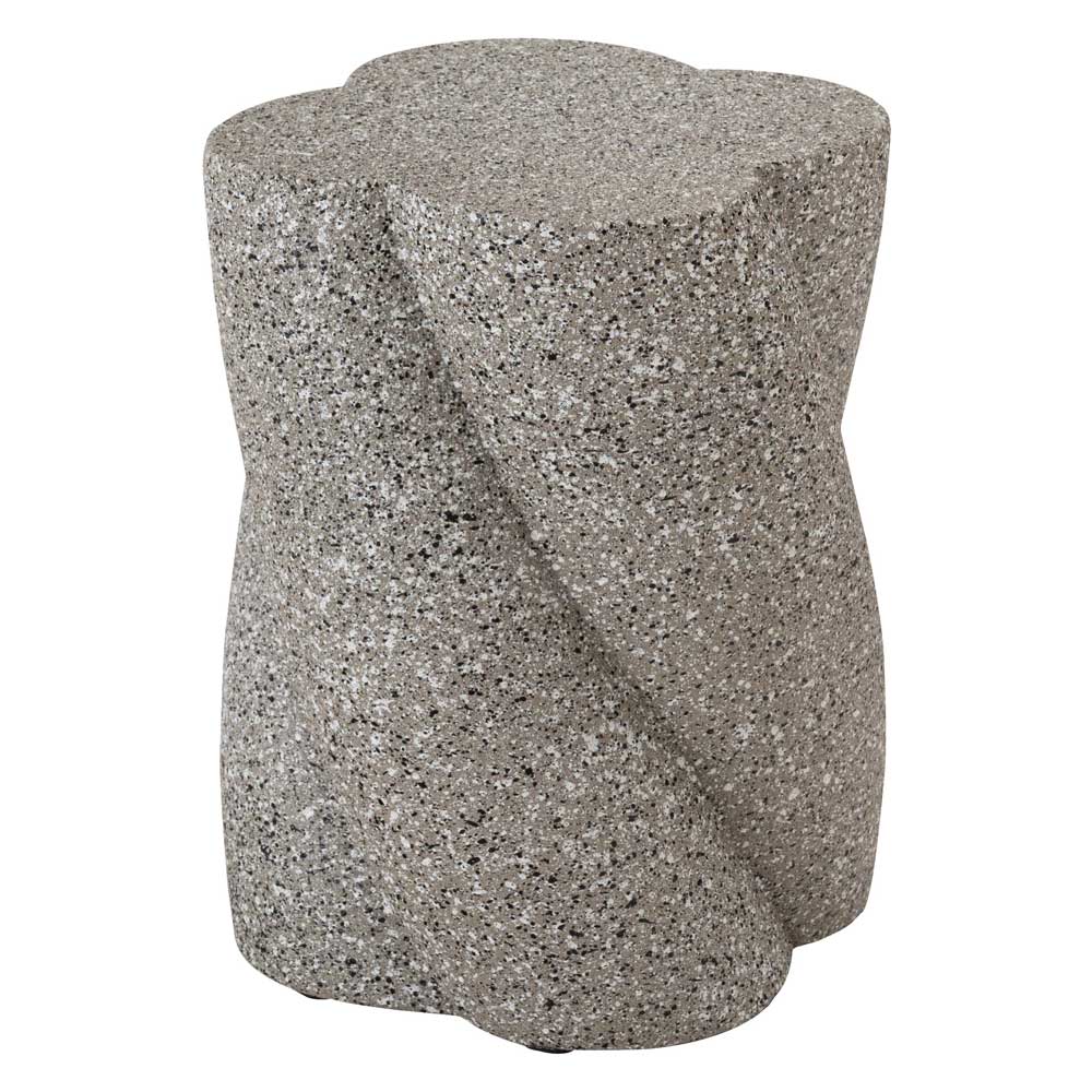 トレンド感あふれるテラゾー柄のサイドテーブル｜洗練された石調