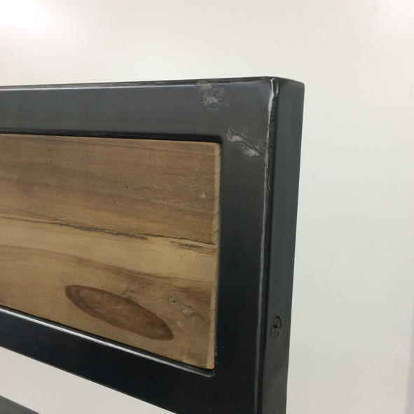 ハンガーラック フレーム×古材 アンティーク風【幅121cm】インダストリアル