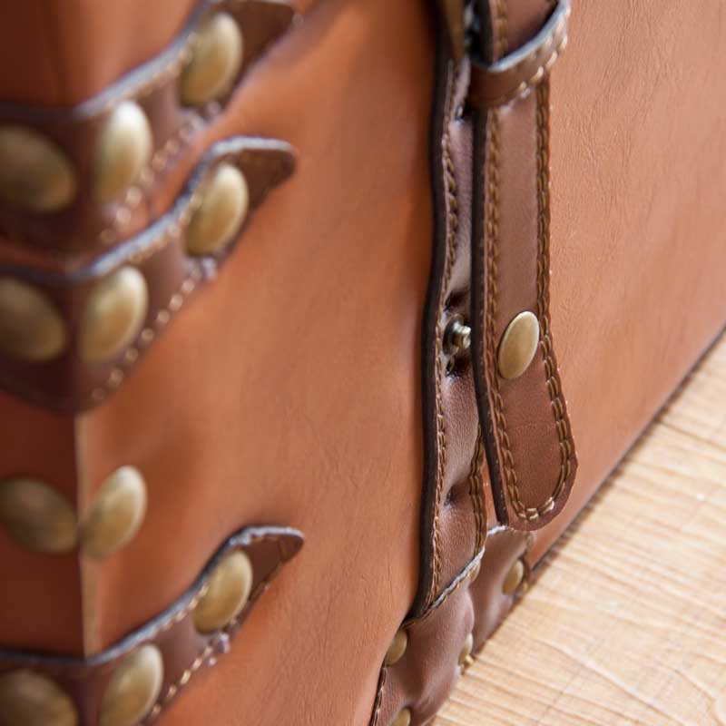 ヴィンテージ感漂うレザー調トランク収納セット | インテリア・家具の