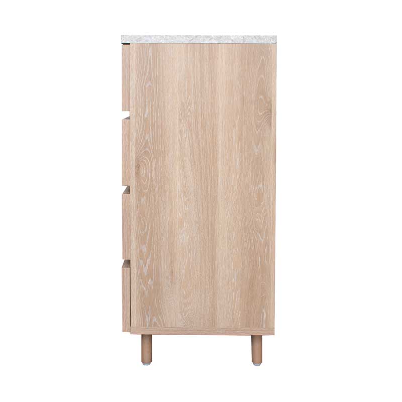 【美品】ナチュラルオーク 4段チェスト 
幅48cm×奥行45cm×高さ90cm ナチュラルオークの4段チェスト｜幅60cm｜北欧ナチュラルなおしゃれな