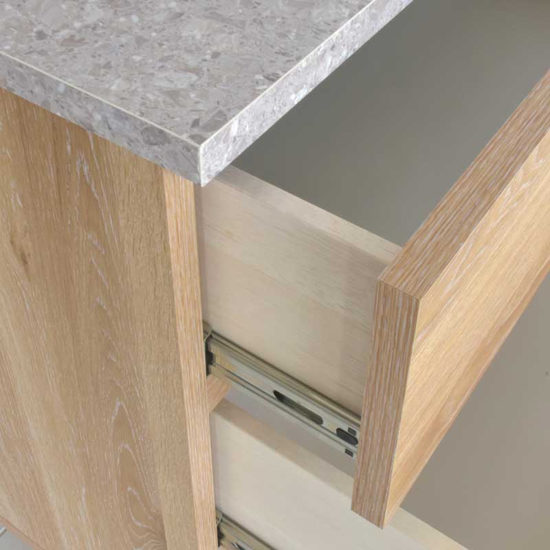 ナチュラルオークの4段チェスト｜幅60cm｜北欧ナチュラルなおしゃれな