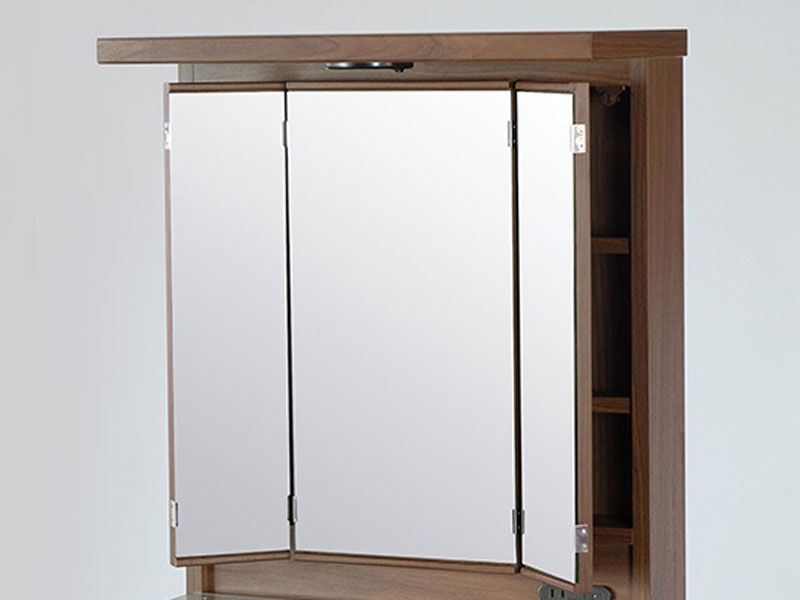 高級感あるたっぷり収納のドレッサー|幅60cm|シンプルモダン