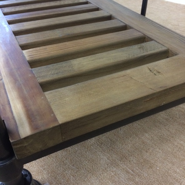 ハンガーラック フレーム×古材 フックタイプ【幅100cm】インダストリアル