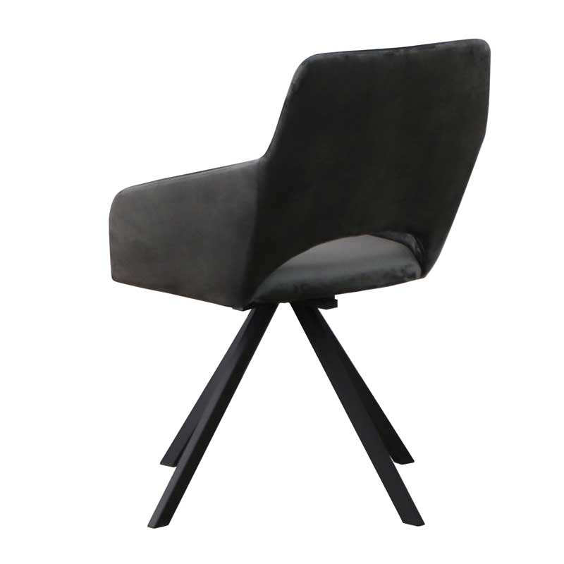 ダイニングチェア ブラック ベルベット生地 椅子 チェア 楽天市場】ベルベット（ダイニングチェア｜イス・チェア