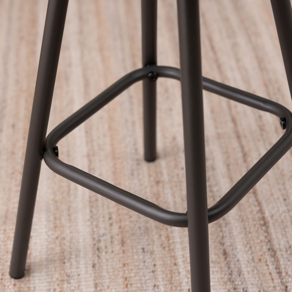 北欧風コーデュロイスツール｜省スペースでおしゃれなカウンターチェア