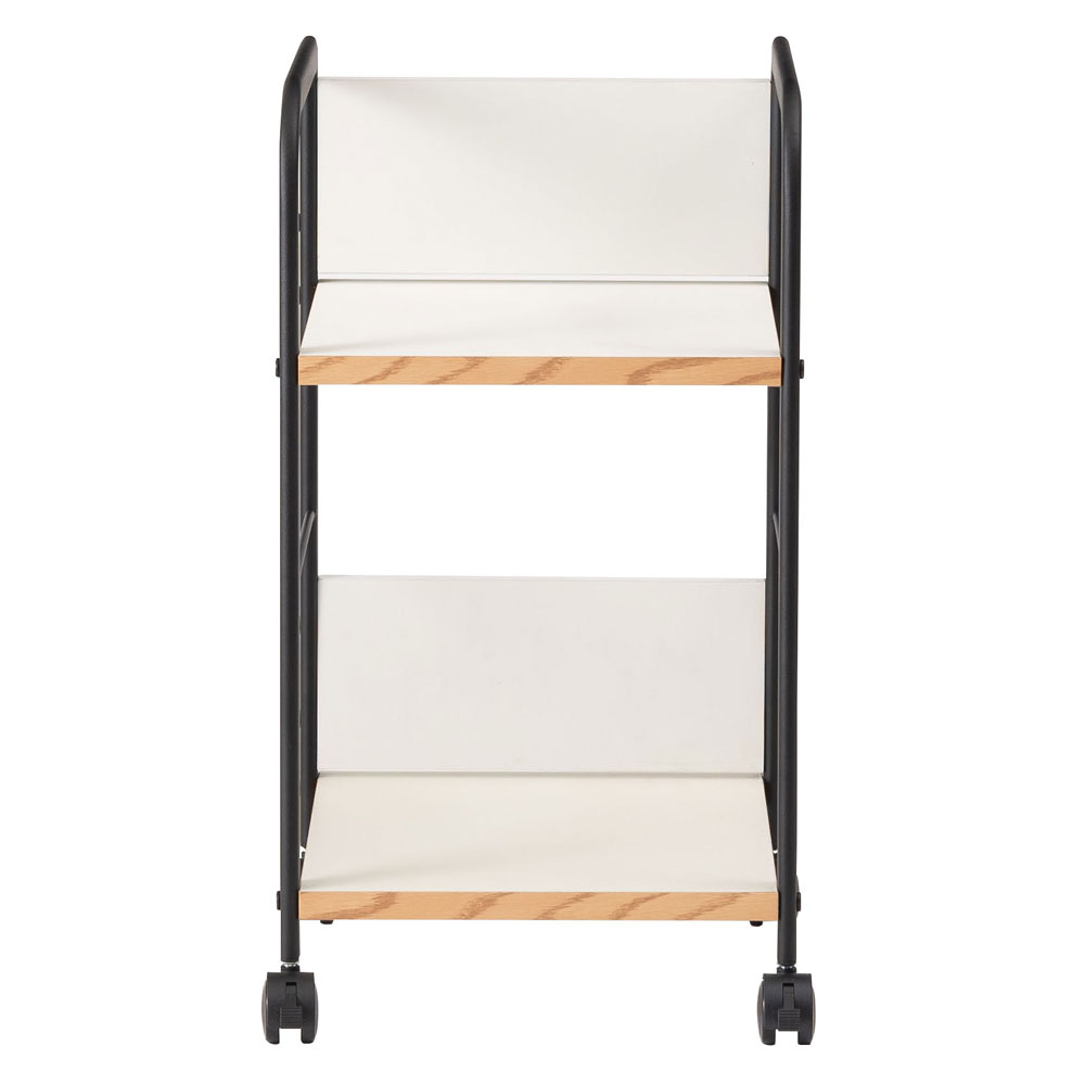 シンプルで機能的なキャスター付きデスクワゴン｜シンプルモダン