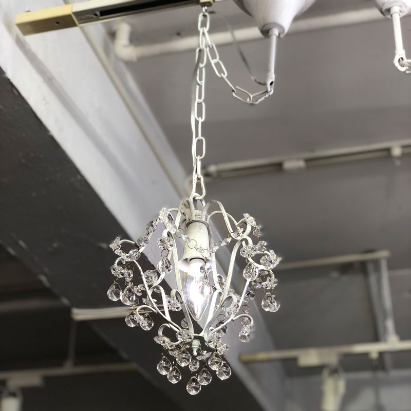 アンティークカラーのプチシャンデリア｜1灯 | インテリア・家具の通販