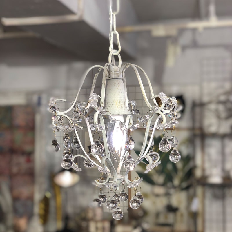 アンティークカラーのプチシャンデリア｜1灯 | インテリア・家具の通販