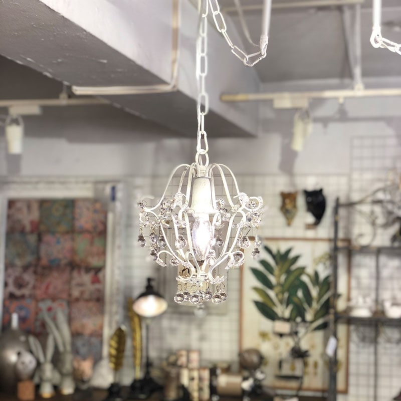 アンティークカラーのプチシャンデリア｜1灯 | インテリア・家具の通販