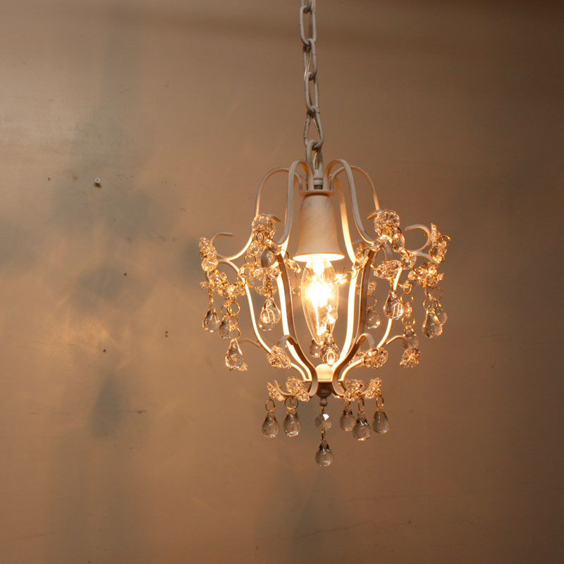 アンティークカラーのプチシャンデリア｜1灯 | インテリア・家具の通販