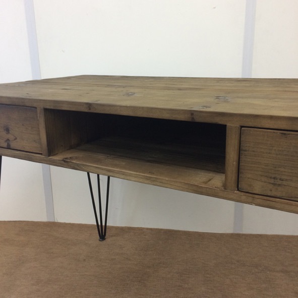 ワークデスク フレーム×古材【幅120cm】インダストリアル