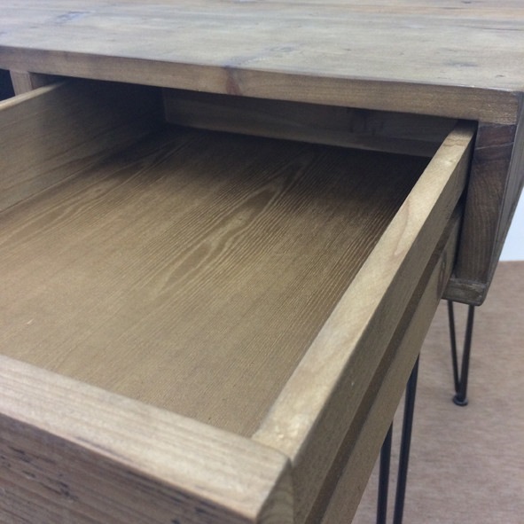 ワークデスク フレーム×古材【幅120cm】インダストリアル