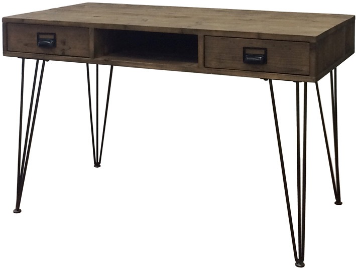 ワークデスク フレーム×古材【幅120cm】インダストリアル