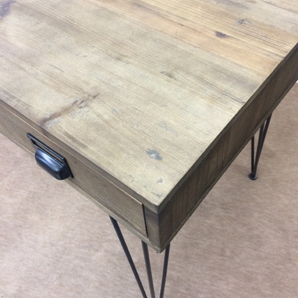 ワークデスク フレーム×古材【幅120cm】インダストリアル