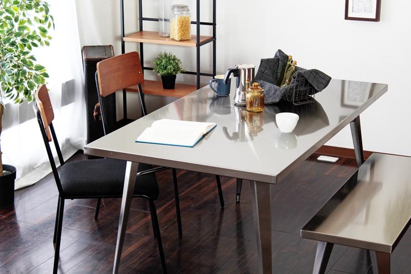 スチール素材のベンチ | インダストリアル | sc | インテリア・家具の