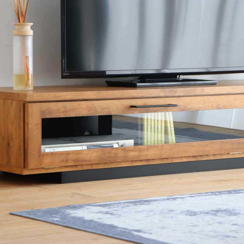 味わいある木目が魅力のテレビボード｜140cm幅のヴィンテージスタイル