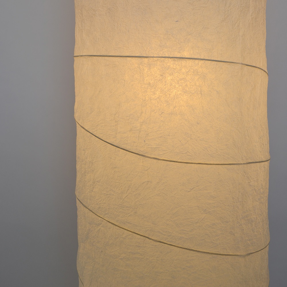 和紙照明 吹き抜け用ペンダントライト 円柱型【長さ124cm】 和モダン照明