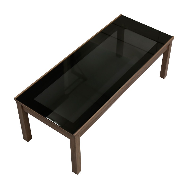 シンプルモダンなセンターテーブル　ブラウン【110cm】